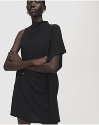 M.N.G - Short Asymmetrical Sleeve Dress