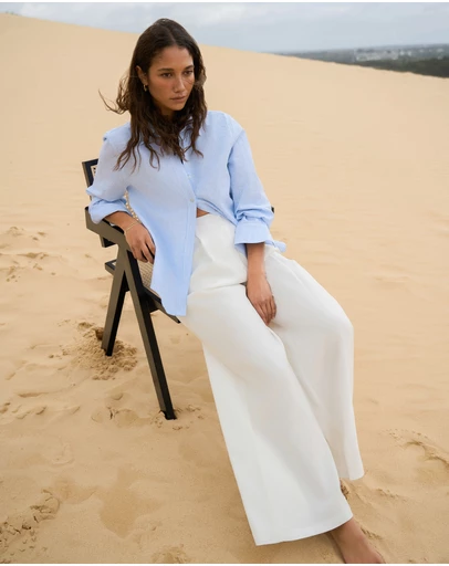 Forcast - Sam Linen Relaxed Shirt