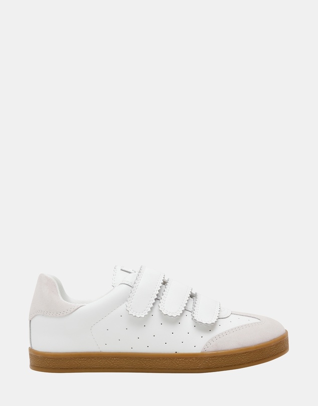 Steve Madden - Daybreak White Leather Sneakers