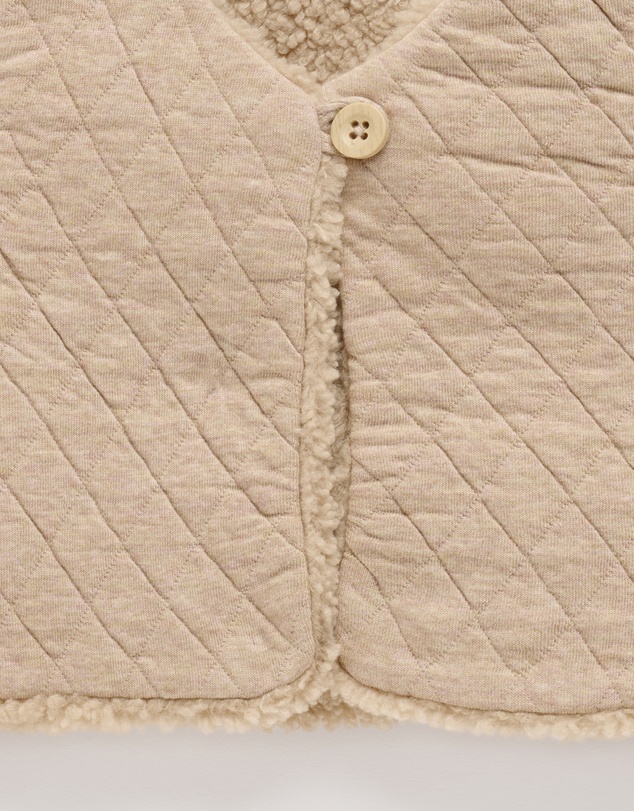 Purebaby - Shearling Reversible Vest -Kids-Babies