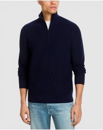 rag & bone - Joel Merino Half Zip Sweater