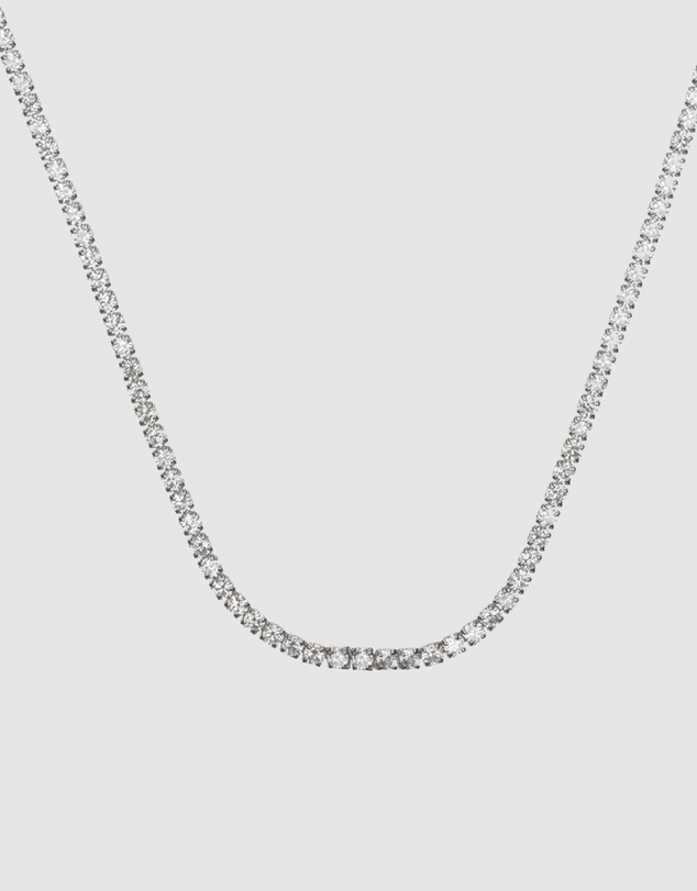 Georgini - Sydney Soirée 2mm Tennis Necklace 42cm Silver