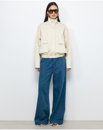 AERE - Soft Denim Twill Elasticated Pants