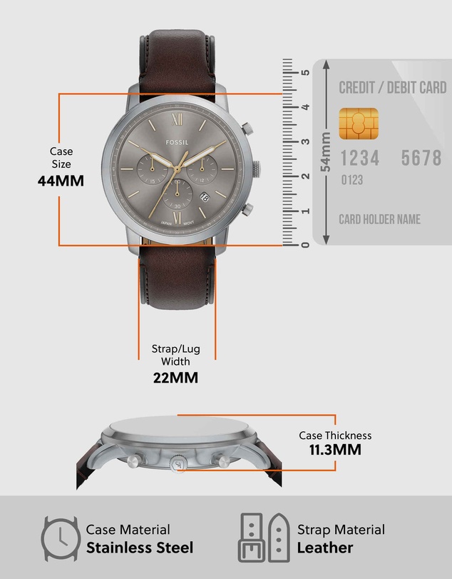 Fossil - Neutra Brown Chronograph Watch