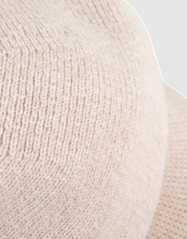 Max Alexander - European Made Beige Wool Beret Cap
