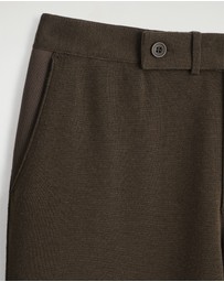 COS - Knitted Wool Straight-Leg Trousers