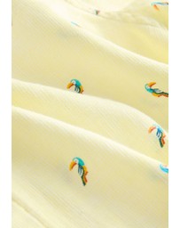 NEXT - Linen Blend Printed Short Sleeve Shirt