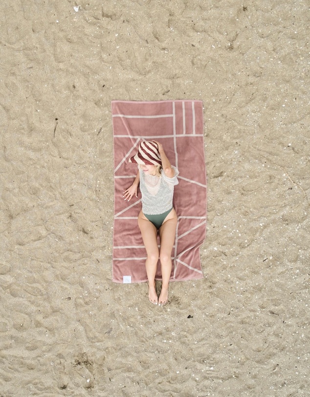 &Sunday - Journey Organic Cotton Pool / Beach Towel -Dune
