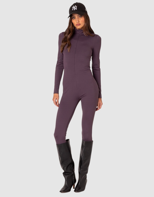 EDIKTED - She is Snatched High Neck Jumpsuit