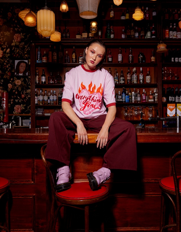 The Somewhere Co - Libra Astrology Oversized Tee