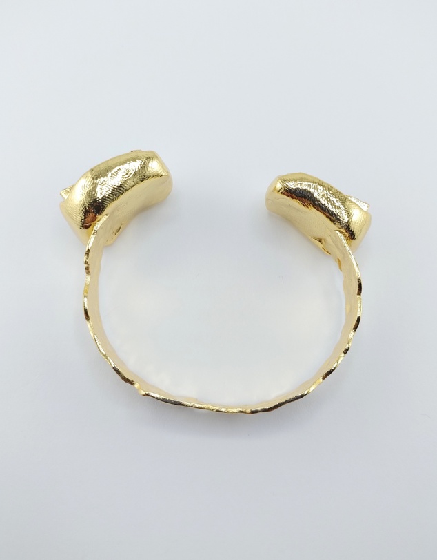 Miz Casa and Co - Aurana Chunky Gemstone Cuff Bracelet