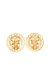 Pre-Loved by Azura Reborn - Pre-Loved Gold Plated Bijouterie Fantaisie Clip on Earrings