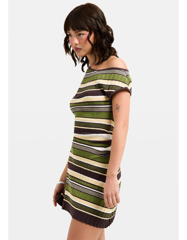 Subtitled - Alba Off Shoulder Mini Dress