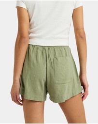 Roxy - Womens Lekeitio Break Elastic Waist Shorts