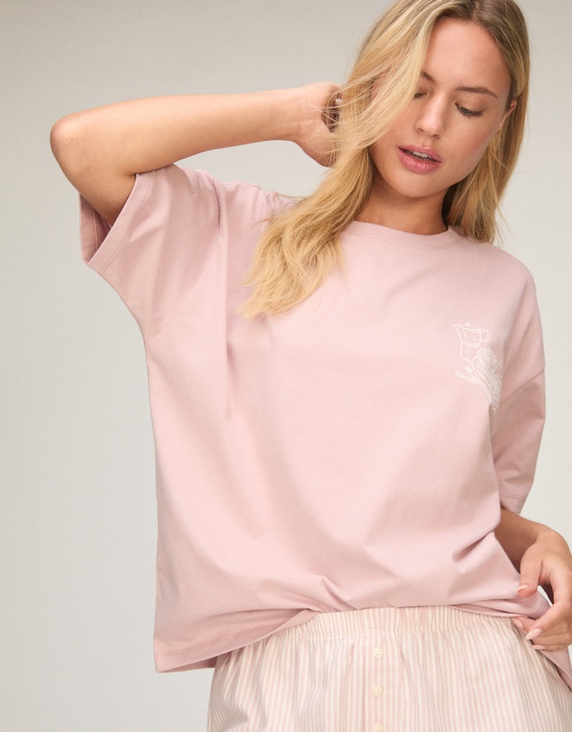 Hunkemoller - Woven Check Shorts Pyjama Set