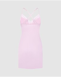Hunkemoller - Jersey Lace Bow Slipdress