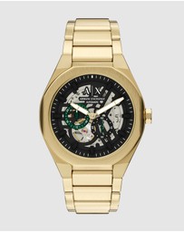Armani Exchange - Gold Analogue Watch