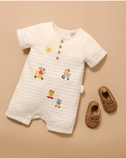 Purebaby - Resort Growsuit-Kids-Babies