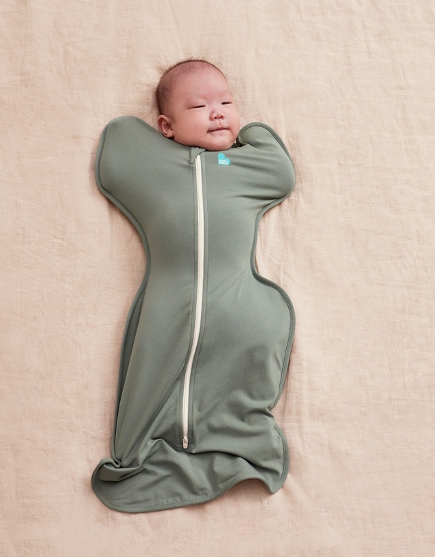 Love to Dream - Swaddle Up 1.0 TOG Stretch Cotton in Deep Olive