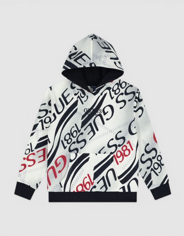 GUESS - Hooded Logo Active Top