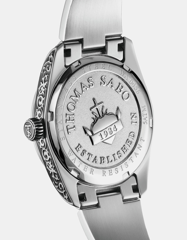 THOMAS SABO - Women's Western-Style Watch with Red Tiger's Eye, Stainless Steel