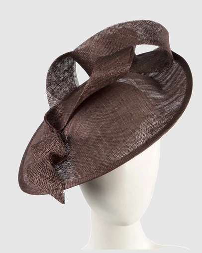 Max Alexander - Chocolate Plate Racing Fascinator