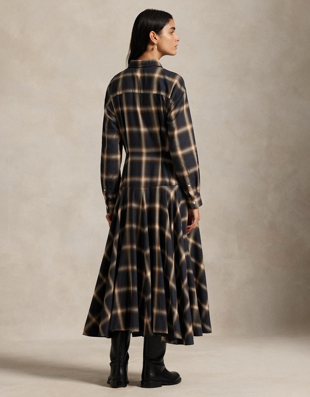 Polo Ralph Lauren - Plaid Twill Paneled Shirtdress
