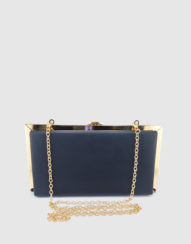 Izoa - Amanda Clutch Black