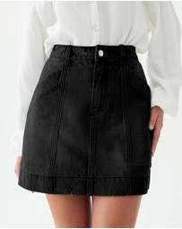 The Fated - Asha Denim Mini Skirt