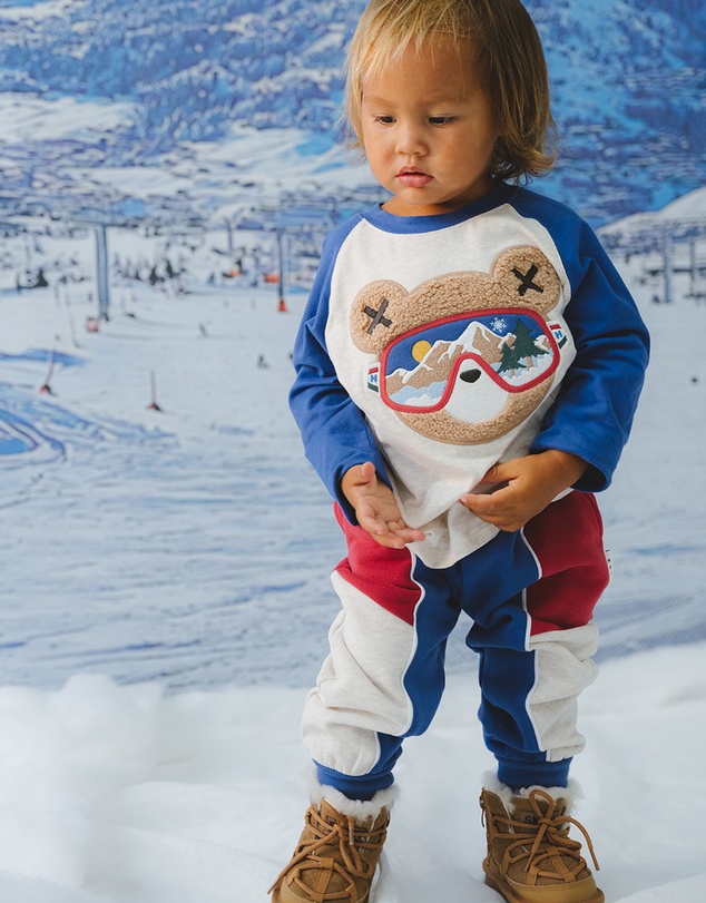 Huxbaby - Ski Hux Raglan Long Sleeve Top - ICONIC EXCLUSIVE - Babies-Kids