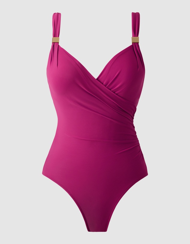 Miraclesuit Swimwear  - Razzle Dazzle Siren Crossover Shaping Swimsuit
