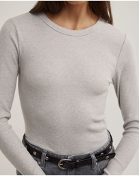 Witchery - Crew Rib Long Sleeve Top
