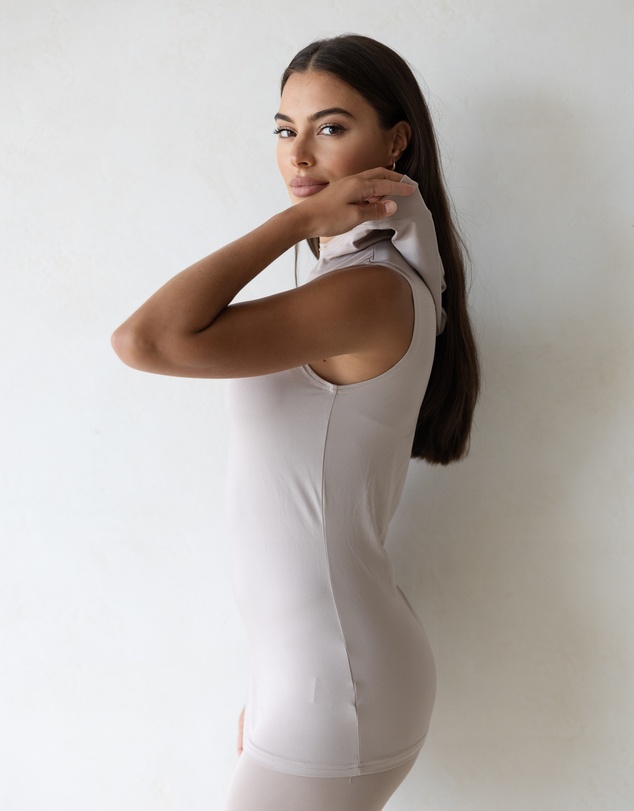Mod Squad - Luxe Sleeveless Hooded Tank Base Layer