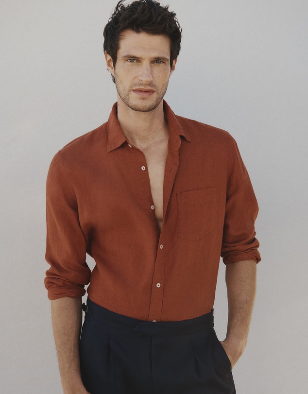 Country Road - Organically Grown Linen Regular Fit Shirt