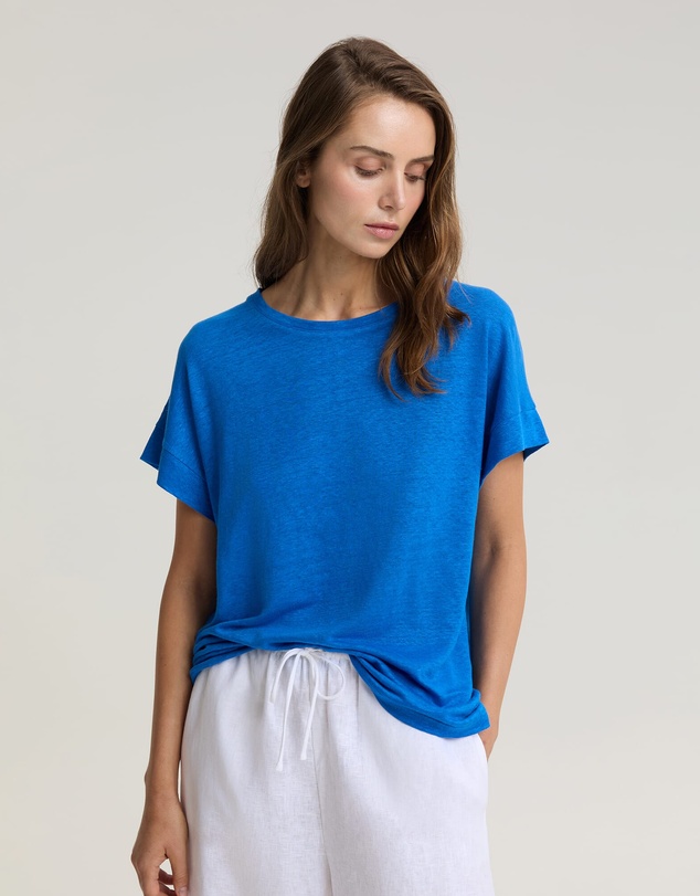 Sportscraft - Tonia Crew Neck Linen Tee