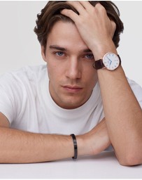 Daniel Wellington - Line Cuff Brushed Graphite 7mm