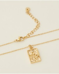 Carly Paiker - Virgo Star Sign Zodiac Tag Necklace