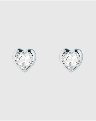 Ted Baker - HAN: Crystal Heart Stud Earrings