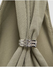 GUESS - Aimee Short Sleeve Jewel Draped Top