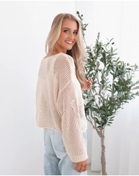 Esther & Co - Pacino Knit Top - Oat
