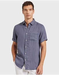 Academy Brand - Hampton Linen Short Sleeve Shirt