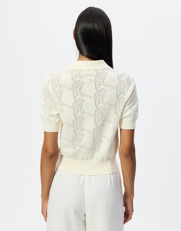 Walker Golf Things - Pointelle Knitted Polo