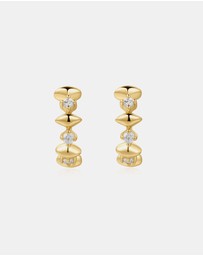 Ania Haie - Ania Haie Gold Sparkle Huggies