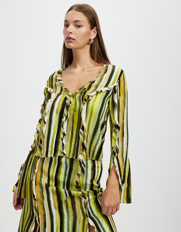 Third Form - Stroke Frill Blouse