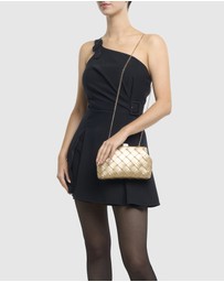 Olga Berg - Quinn Woven Clutch