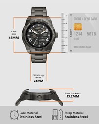 Fossil - Bronson Smoke Analogue Watch