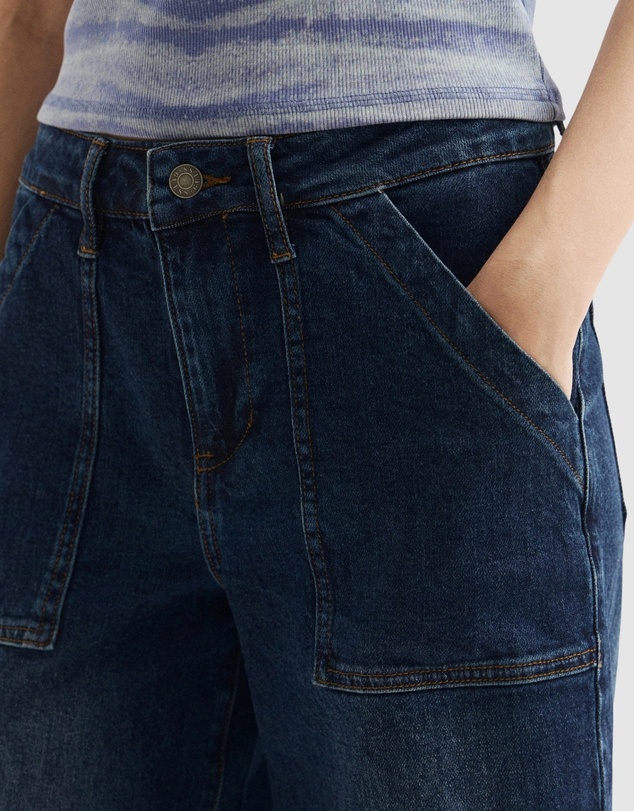 GUESS Originals - GUESS Originals Wide Flared Culotte Jeans
