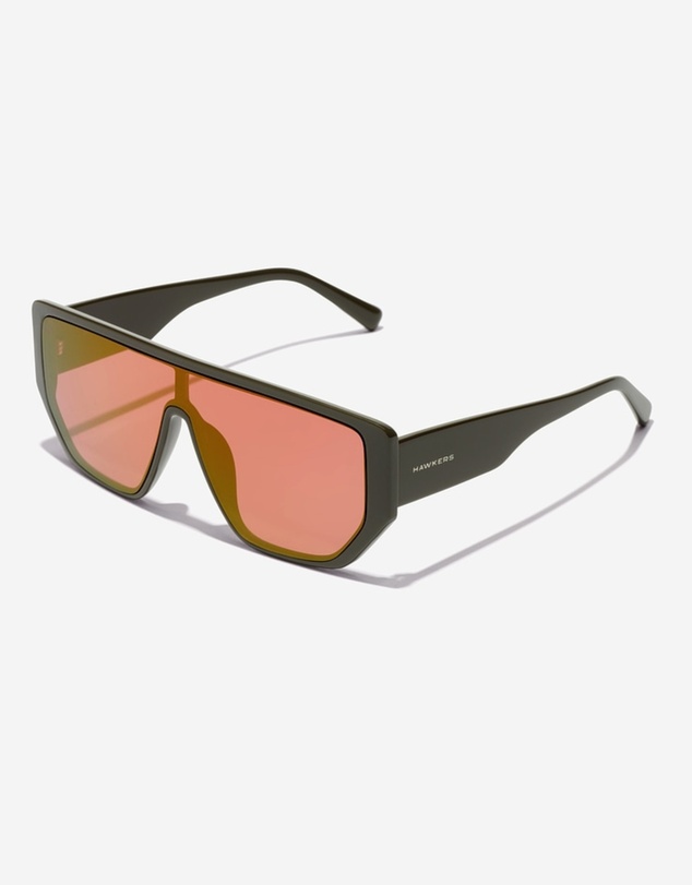 Hawkers Co - HAWKERS - Dark Khaki Fucsia Eco METRO Sunglasses for Men and Women UV400