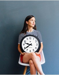 Newgate - Newgate 50S Electric Clock Black