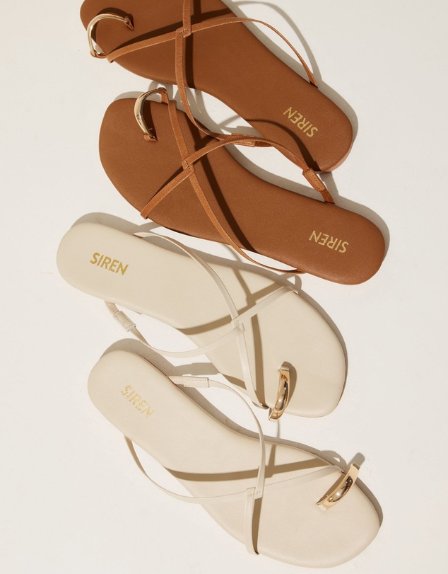 Siren - Mikki Flat Strappy Sandals
